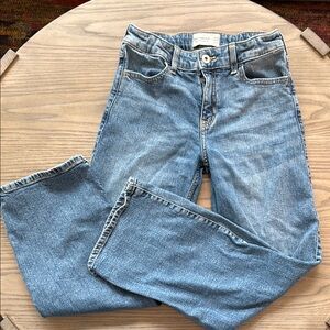 Abercrombie kids EUC High rise wide leg jeans 11/12 R